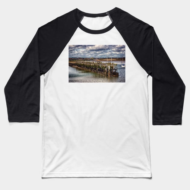 The End Of The Jetty Baseball T-Shirt by InspiraImage